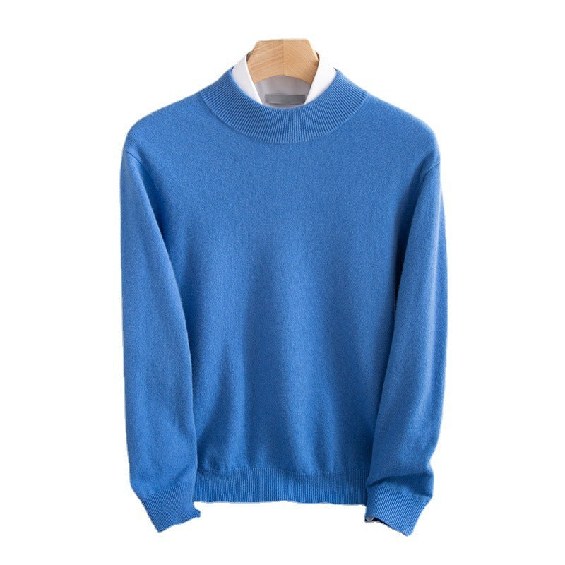 Half-collar Wool Sweater