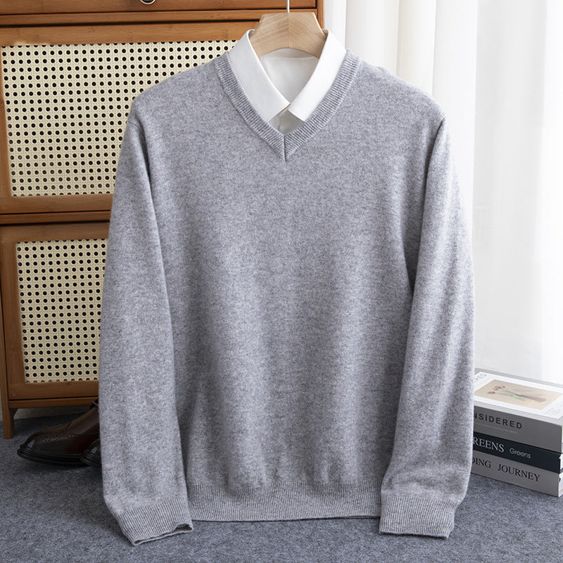Half-collar Wool Sweater