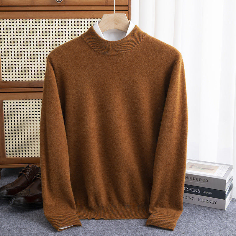 Half-collar Wool Sweater