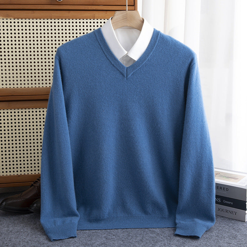 Half-collar Wool Sweater