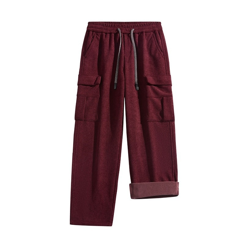 Corduroy Pants Fleece-lined