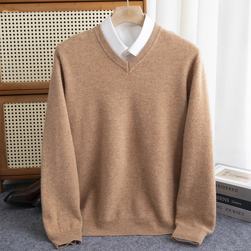 Half-collar Wool Sweater