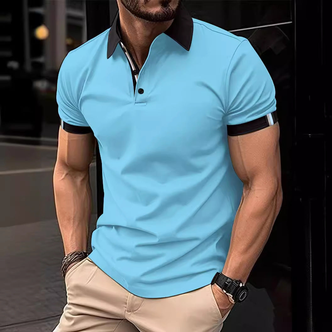 Casual short sleeve button down shirt