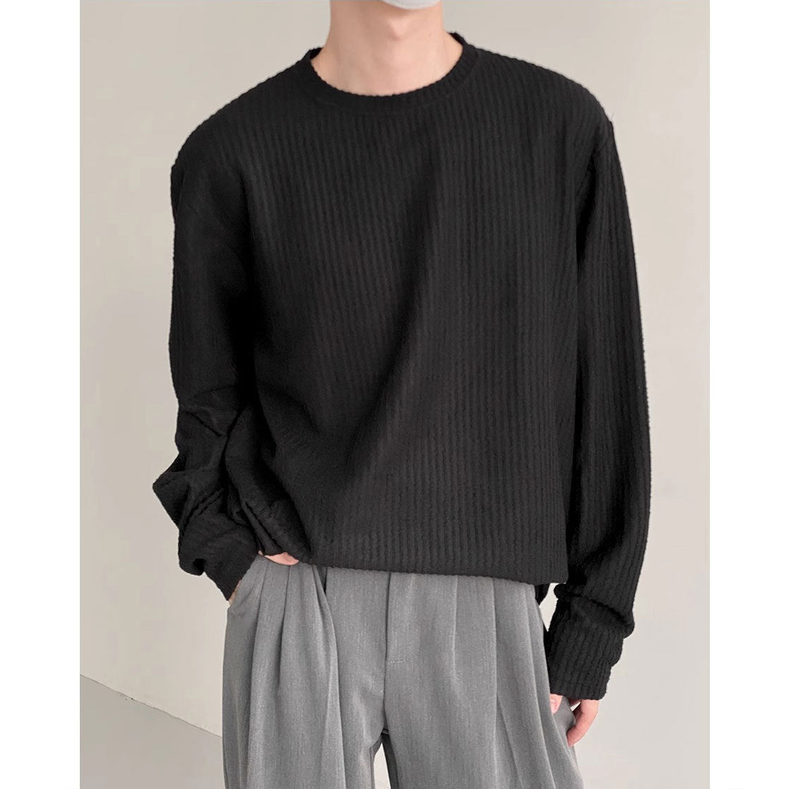 Loose Casual Bottoming Shirt