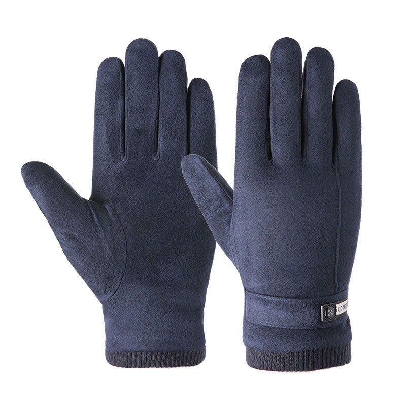 Thick padded warm gloves